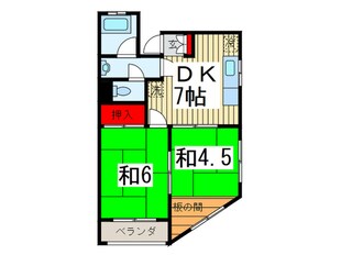 瀧商本町グリ－ンコ－ポラスの物件間取画像